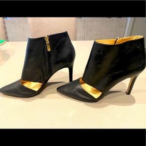 Banana Republic leather cutout stilettos